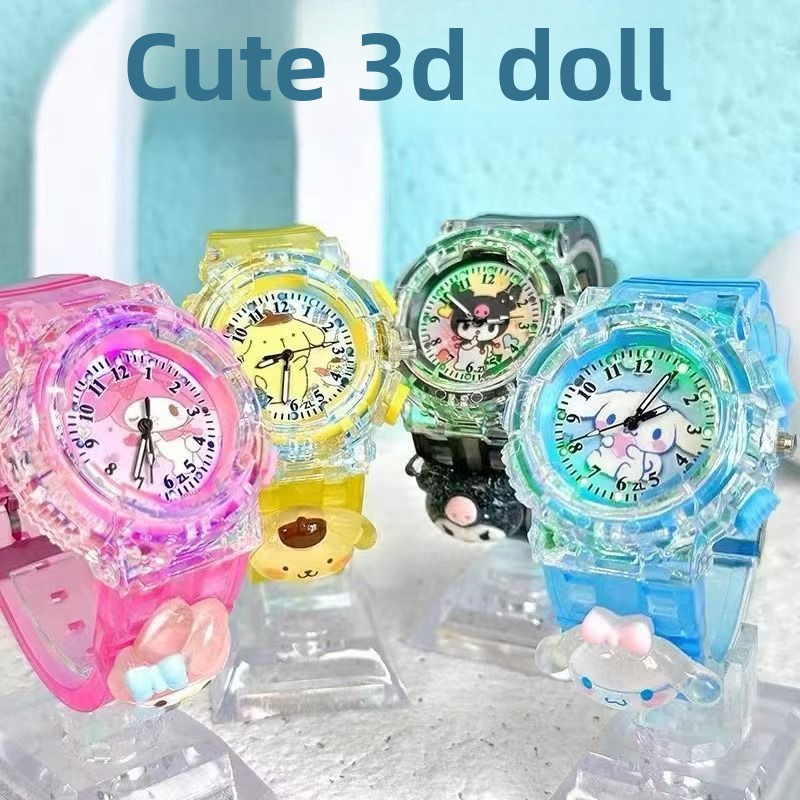 Kawaii Tech Accessories - ساعة يد نسائية خفيفة الوزن ومقاومة