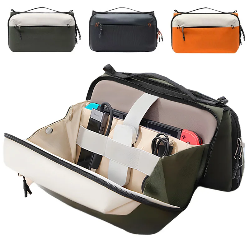 Tech Accessories Travel Organizer Pouch - حقيبة تنظيم رقمية لتخزين الكابلات وملحقات