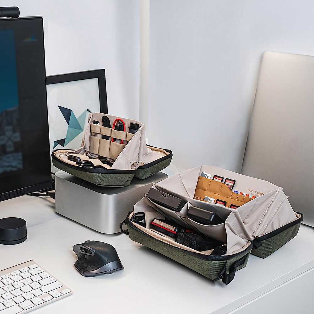 حقيبة إكسسوارات PGYTECH مقاومة - مراجعة Tech Accessories Storage وسعره