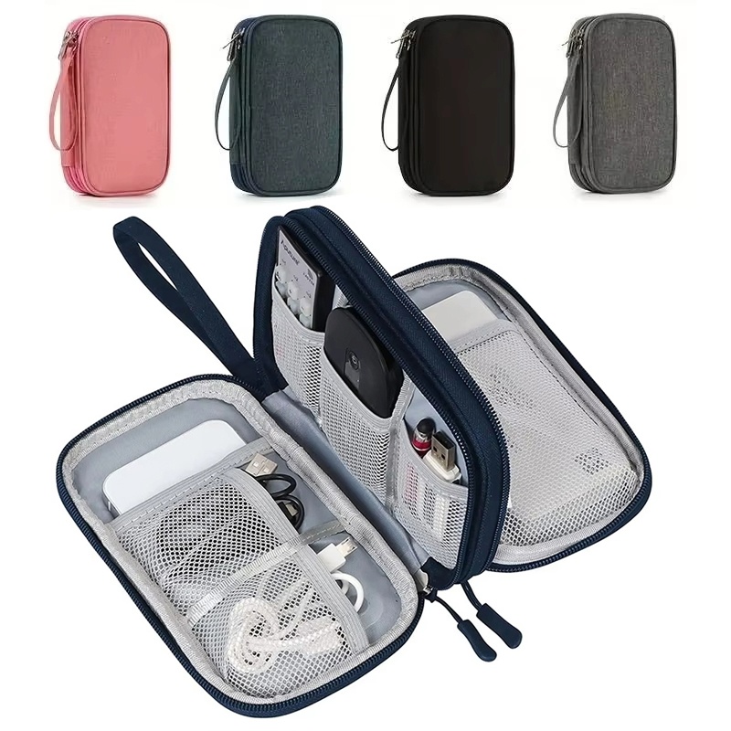 حقيبة تخزين كابلات البيانات ال - مراجعة Tech Accessories Case وسعره