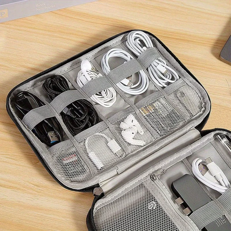 حقيبة تخزين محمولة للإكسسوارات - مراجعة Tech Accessories Travel Organizer Pouch وسعره